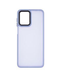 Чехол накладка для Motorola G14 TPU+PCLyon Forsted Фиолетовый (Purple)