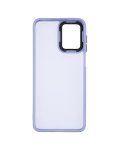 Чехол накладка для Motorola G14 TPU+PCLyon Forsted Фиолетовый (Purple)