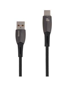 USB кабель Baseus Glimmer Series Fast Charging Type-C 100W 1м Чорний (Black)