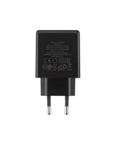 Зарядний пристрій Hoco N37 Delgado GaN PD 20W + кабель Type-C to Type-C Чорний (Black)