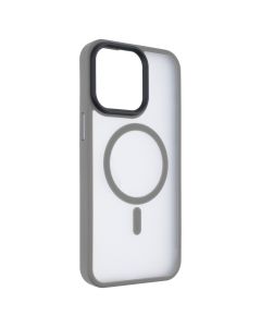 Чохол накладка для iPhone 15 Pro Max WAVE Matte Insane MagSafe Сіра (Grey)
