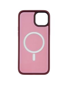 Чохол накладка для iPhone 15 Plus WAVE Matte Insane MagSafe Червона (Dark Red)