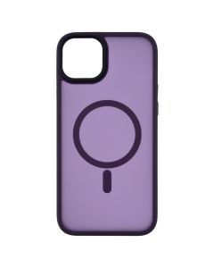 Чохол накладка для iPhone 15 Plus WAVE Matte Insane MagSafe Фіолетова (Deep Purple)