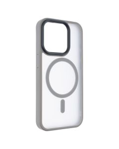 Чохол накладка для iPhone 15 Pro WAVE Matte Insane MagSafe Сіра (Grey)