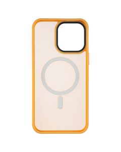 Чохол накладка для iPhone 14 Pro Max WAVE Matte Insane MagSafe Синя (Orange)