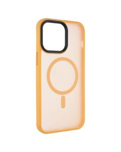 Чохол накладка для iPhone 14 Pro Max WAVE Matte Insane MagSafe Синя (Orange)