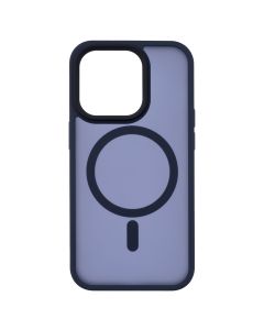 Чохол накладка для iPhone 14 Pro WAVE Matte Insane MagSafe Синя (Midnight Blue)