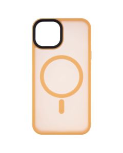 Чохол накладка для iPhone 14 WAVE Matte Insane MagSafe Помаранчева (Orange)