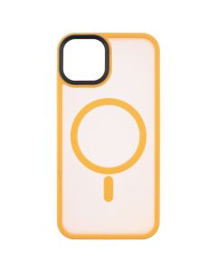 Чохол накладка для iPhone 13 WAVE Matte Insane MagSafe Помаранчева (Orange)