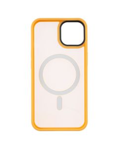 Чохол накладка для iPhone 13 WAVE Matte Insane MagSafe Помаранчева (Orange)
