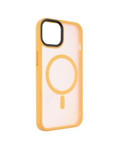Чохол накладка для iPhone 13 WAVE Matte Insane MagSafe Помаранчева (Orange)