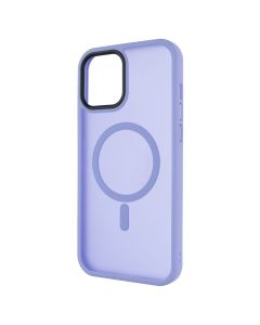 Чохол накладка для iPhone 12 Pro Max WAVE Matte Insane MagSafe Фіолетова (Light Purple)
