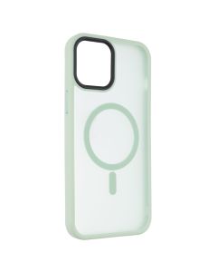 Чохол накладка для iPhone 12 Pro Max WAVE Matte Insane MagSafe Зелена (Mint)