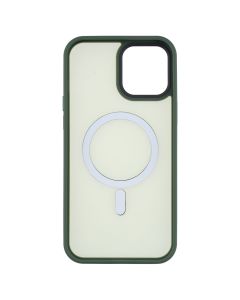 Чохол накладка для iPhone 12 Pro Max WAVE Matte Insane MagSafe Зелена (Green)