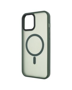 Чохол накладка для iPhone 12 Pro Max WAVE Matte Insane MagSafe Зелена (Green)