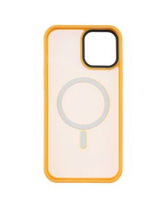 Чохол накладка для iPhone 12 Pro Max WAVE Matte Insane MagSafe Помаранчева (Orange)