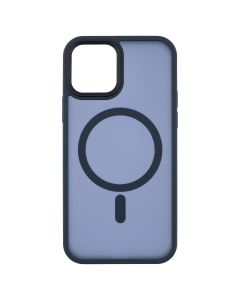 Чохол накладка для iPhone 12/12 Pro WAVE Matte Insane MagSafe Синя (Midnight Blue)