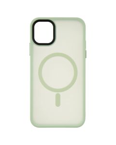 Чохол накладка для iPhone 11 WAVE Matte Insane MagSafe Зелена (Mint)