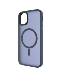 Чохол накладка для iPhone 11 WAVE Matte Insane MagSafe Синя (Midnight Blue)