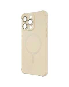 Чохол накладка для iPhone 15 Pro Max Silk Touch with MagSafe Біла (White)