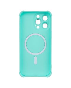 Чохол накладка для iPhone 15 Pro Max Silk Touch with MagSafe Зелена (Turquoise)