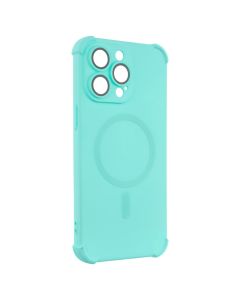Чохол накладка для iPhone 15 Pro Max Silk Touch with MagSafe Зелена (Turquoise)