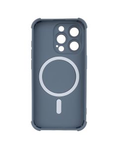 Чохол накладка для iPhone 15 Pro Silk Touch with MagSafe Сіра (Grey)