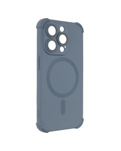 Чохол накладка для iPhone 15 Pro Silk Touch with MagSafe Сіра (Grey)