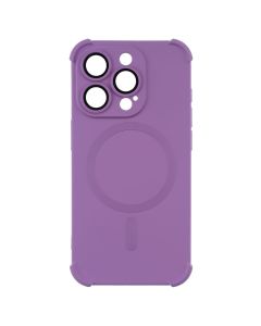 Чохол накладка для iPhone 15 Pro Silk Touch with MagSafe Фіолетова (Purple)