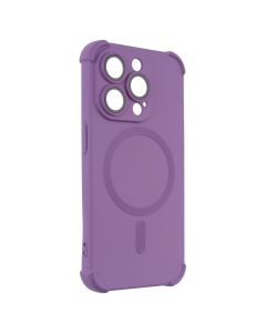 Чохол накладка для iPhone 15 Pro Silk Touch with MagSafe Фіолетова (Purple)