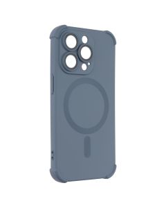 Чохол накладка для iPhone 14 Pro Silk Touch with MagSafe Сіра (Grey)