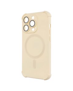 Чохол накладка для iPhone 14 Pro Silk Touch with MagSafe Біла (White)