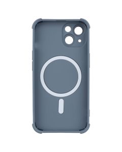 Чохол накладка для iPhone 14 Silk Touch with MagSafe Сіра (Grey)
