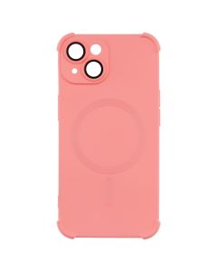 Чохол накладка для iPhone 14 Silk Touch with MagSafe Помаранчева (Peach)