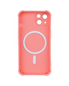 Чохол накладка для iPhone 14 Silk Touch with MagSafe Помаранчева (Peach)