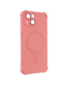 Чохол накладка для iPhone 14 Silk Touch with MagSafe Помаранчева (Peach)