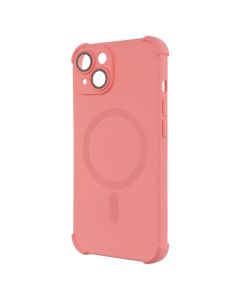 Чохол накладка для iPhone 14 Silk Touch with MagSafe Помаранчева (Peach)