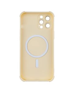 Чохол накладка для iPhone 12 Pro Max Silk Touch with MagSafe Біла (White)