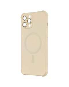 Чохол накладка для iPhone 12 Pro Max Silk Touch with MagSafe Біла (White)