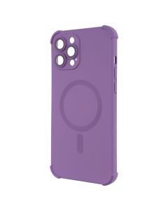 Чохол накладка для iPhone 12 Pro Max Silk Touch with MagSafe Фіолетова (Purple)