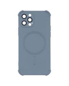 Чохол накладка для iPhone 12 Pro Silk Touch with MagSafe Сіра (Grey)