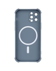 Чохол накладка для iPhone 12 Pro Silk Touch with MagSafe Сіра (Grey)