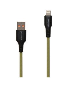 USB-кабель Proove Rebirth Lightning 2.4A 1м Зеленый (Green)