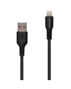 USB кабель Proove Rebirth Lightning 2.4A 1м Чорний (Black)