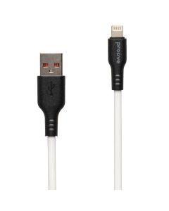 USB кабель Proove Rebirth Lightning 2.4A 1м Білий (White)