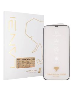 Захисне скло для iPhone 12 Pro Max Landi Ultra+ Corning Glass 3D Чорне (Black)