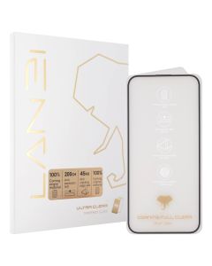 Захисне скло для iPhone 15 Pro Max Landi Ultra+ Corning Glass 3D Чорне (Black)