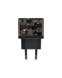 Зарядний пристрій Hoco N34 Dazzling PD-QC3.0 20W + кабель Type-C to Type-C Чорний (Black)