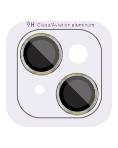 Защитное стекло на камеру iPhone 15/15 Plus Metal Classic Зеленый (светло-зеленый)