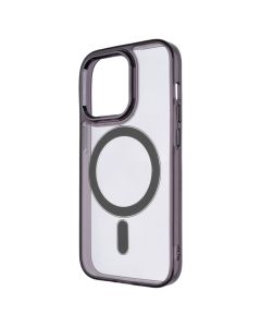 Чохол накладка для iPhone 14 Pro TPU Iris with MagSafe Чорна (Black)